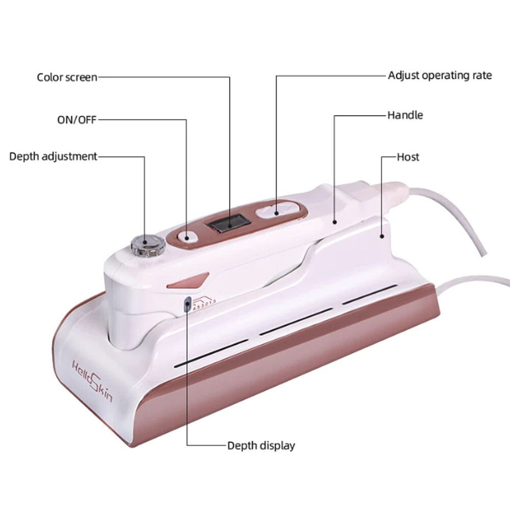 Mini Hifu Beauty Massager Face Lifting Skin Tightening Anti-aging Wrinkle Fat Removal Machine for Spa Salon and Home Use