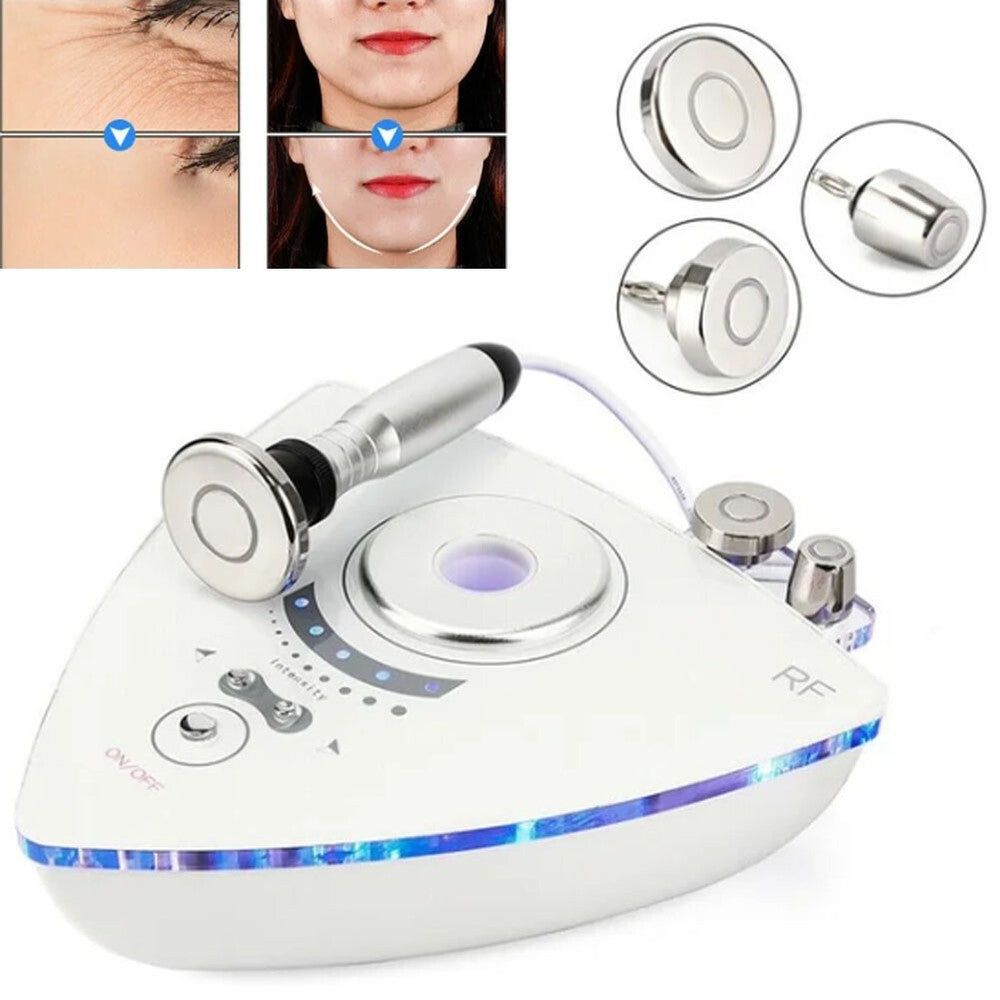 3 In 1 Bipolar RF Radio Frequency Facial Machine Home Salon Skin Tightening Lifting Anti-Aging Wrinkle Removal Beauty Device
