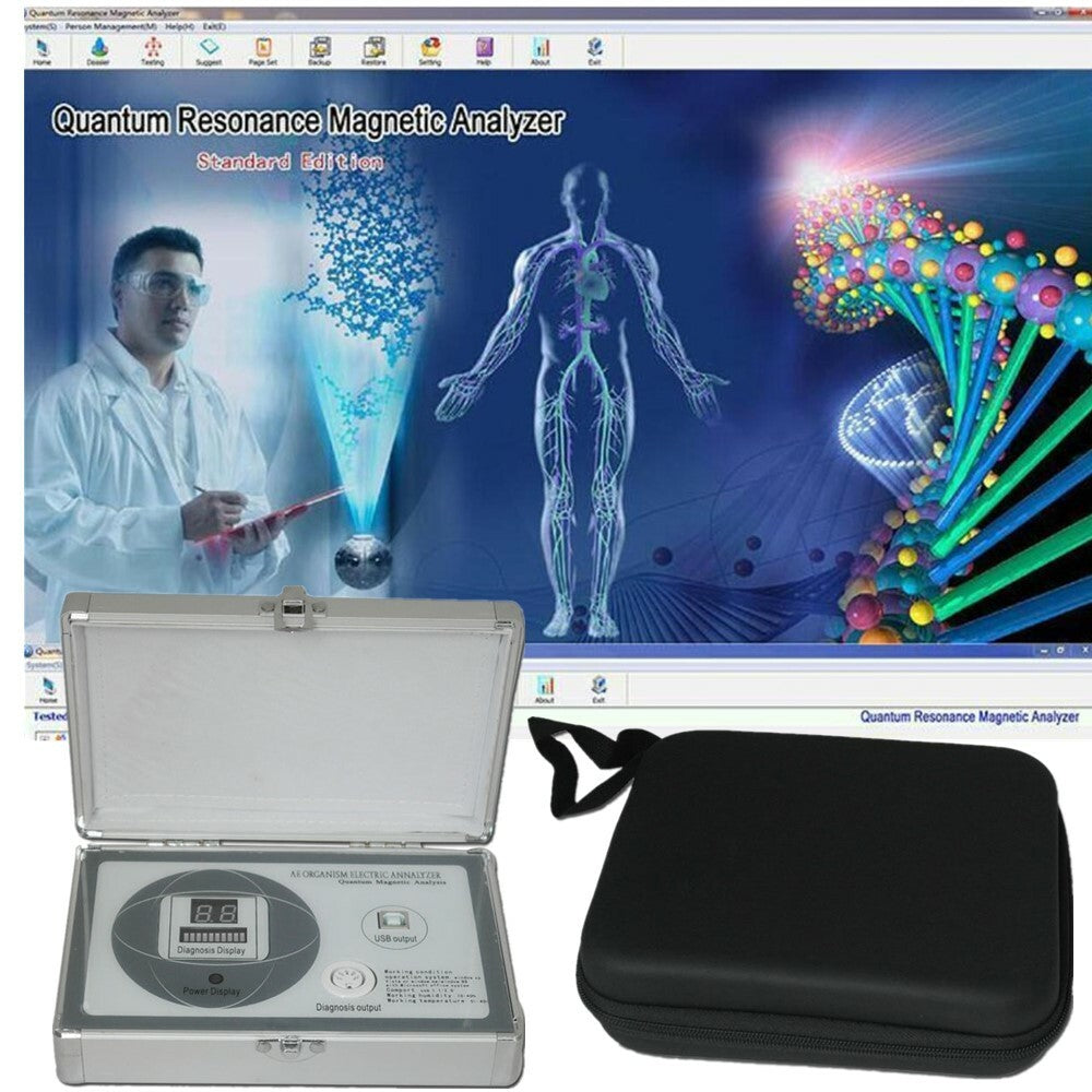 English Software Quantum Magnetic Resonance Analyzer Body Analyzer For Body Health Care Testing