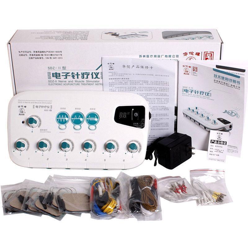 Hwato SDZ-II 6 Channels Physical Rehabilitation Therapy Equipment Electric Pulse Acupuncture Stimulator Machine Home Use