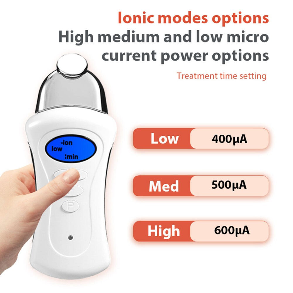 4 In 1 Micro Current Galvanic Spa Face Body Lifting Machine Electric Guasha Anti Aging Skin Firming Facial Toning Massager