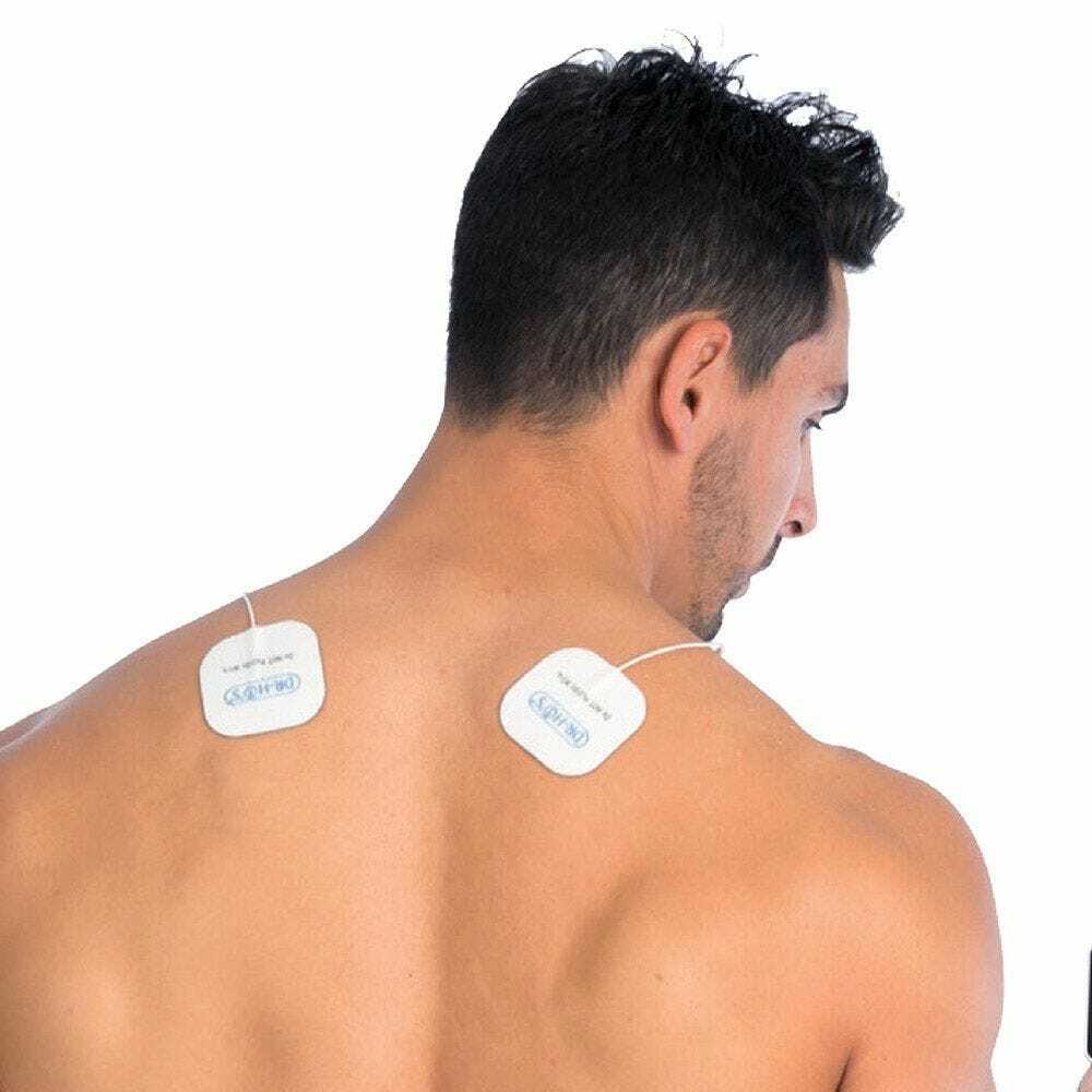 DR-HO’S Gel Pads for TENS Unit – Flex Tone Large Pairs & Small Replacement Electrodes – Compatible Pads for EMS Muscle Stimulator Electrotherapy Devices