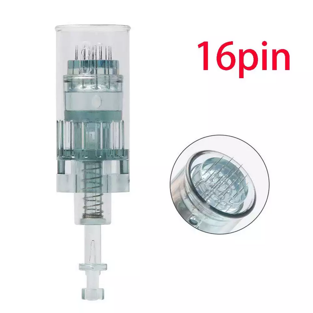 11/16/24/42Pin Round Nano Microneedling Skin Roller Cartridges Compatible With M8 for Home Use
