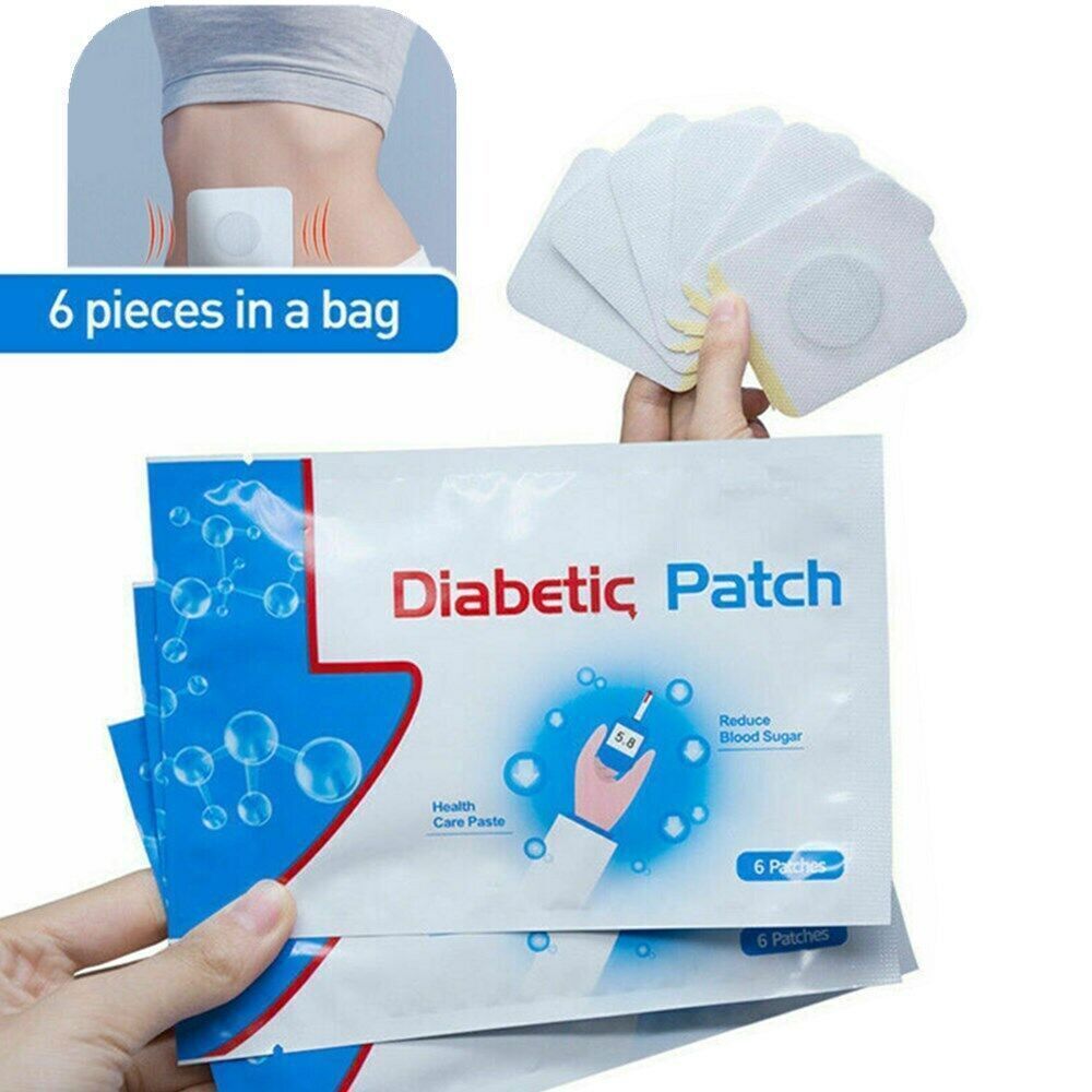 6Pcs/Bag Herbal Extract Diabetic Care Patches to Assist Stable Blood Glucose For Men Women Home Daily Use (5/10/20 Bags)