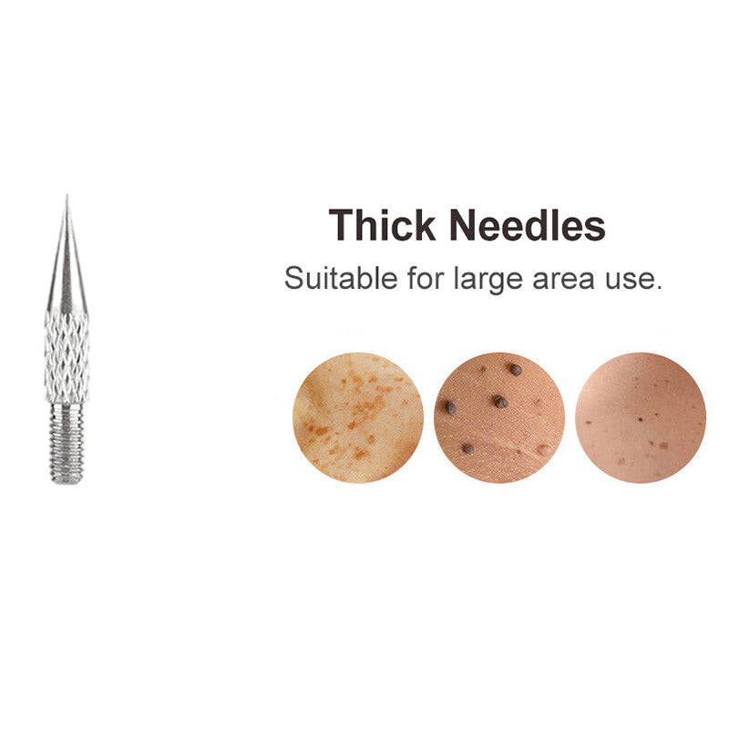 Dark Spot Freckle Laser Plasma Point Pen Needles Set For Mole Wart Tattoo Skin Tag Remover Face Care Replacement Accessories