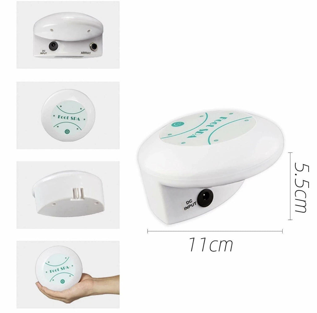 Complete Ionic Detox Foot Spa Machine Set, Home Foot Cleanse Detox System with Array, Power Adapter for Daily Body Detox Therapy