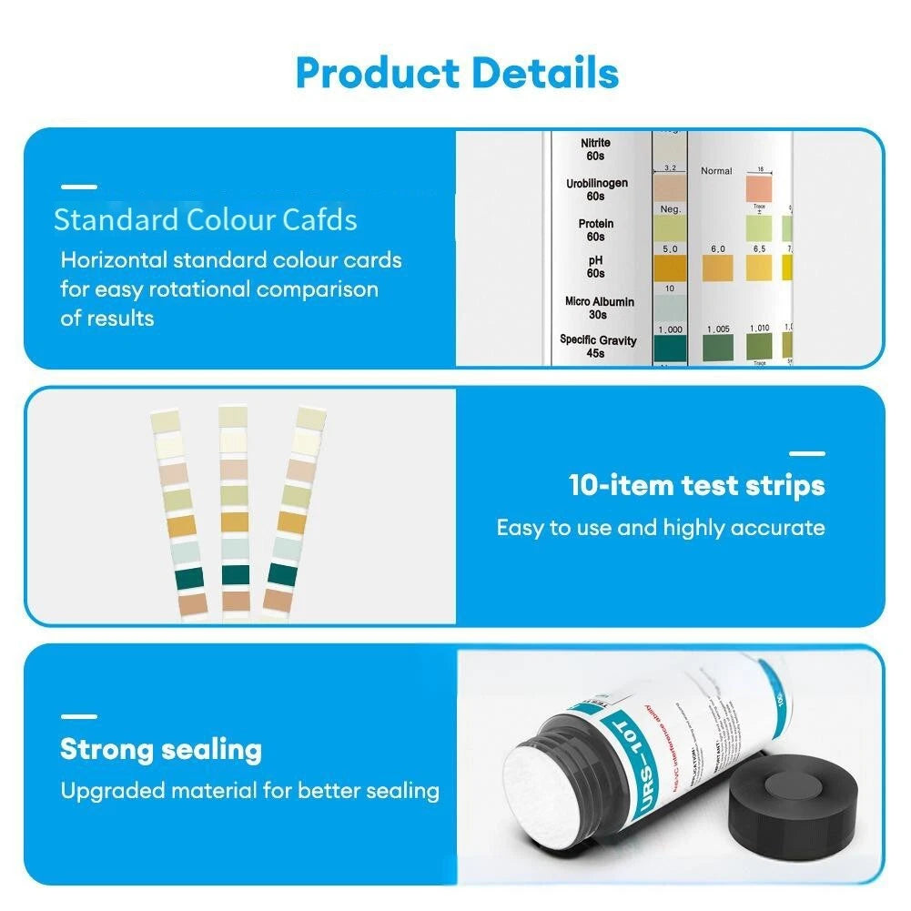 URS-3/9/10/11/12/14 Parameters Urine test Strips test in One Step Urinalysis Strips Reagent