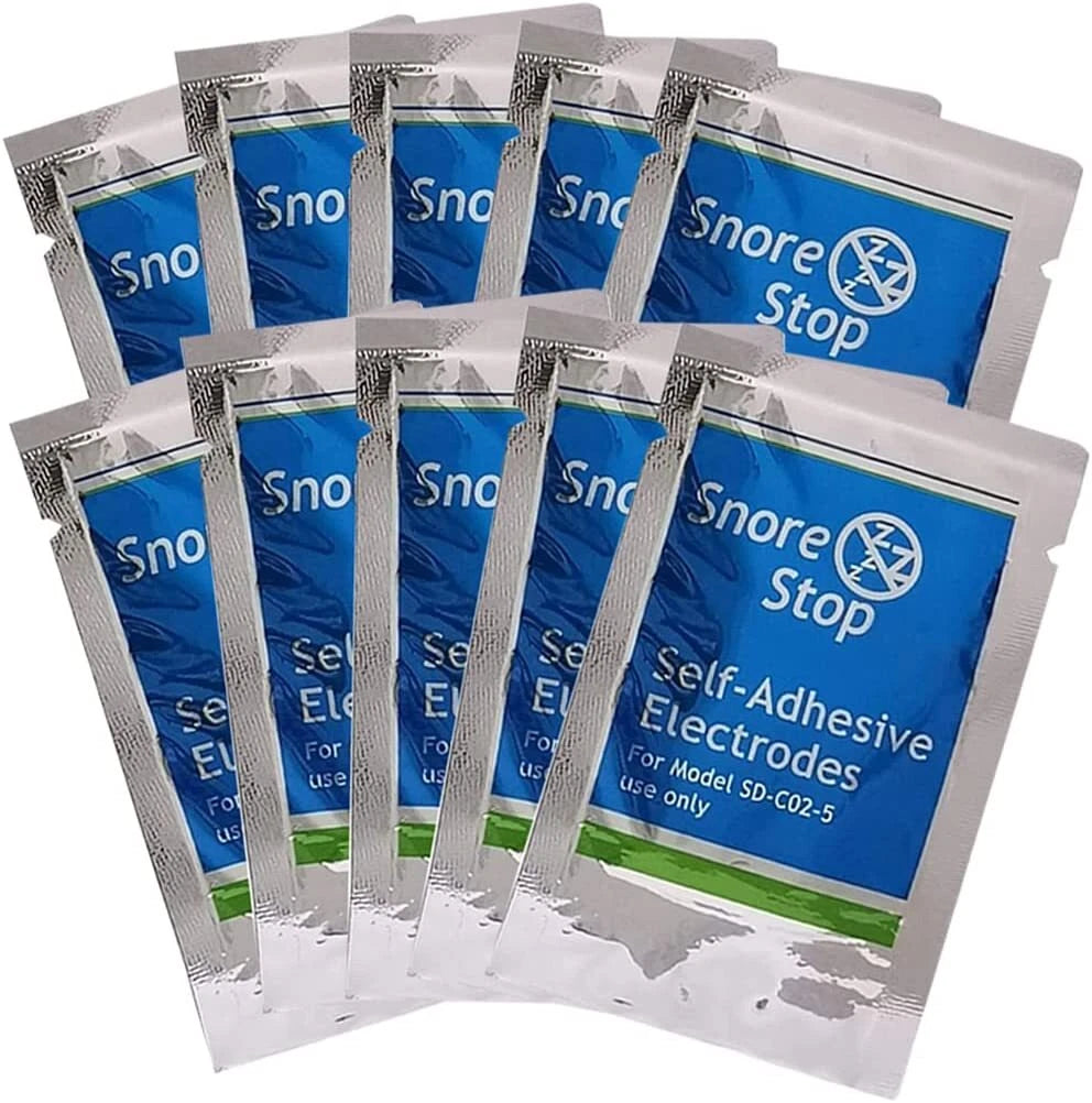 Replacement Electrode Gel Pads Sticker Adhesive for Snore Stopping Watch Anti-Snoring Wristbands – 10-50 Pack