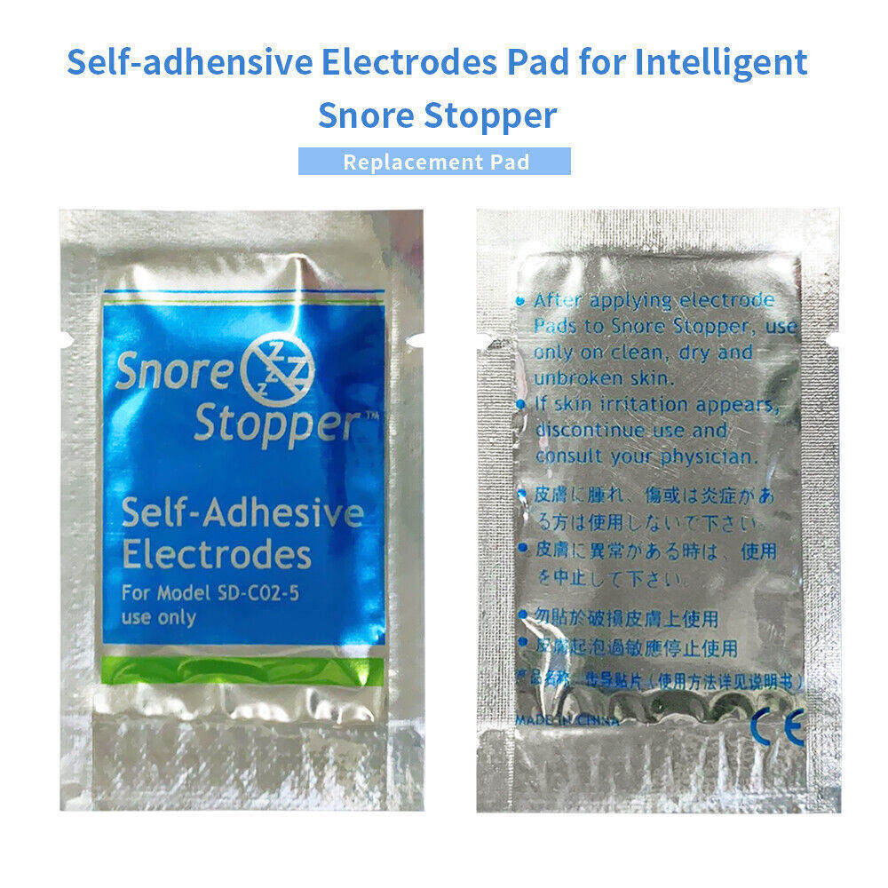 Replacement Electrode Gel Pads Sticker Adhesive for Snore Stopping Watch Anti-Snoring Wristbands – 10-50 Pack