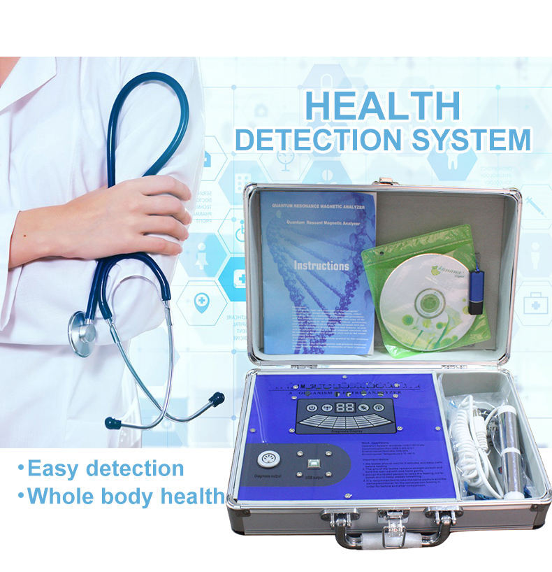 Spanish English Software Body Quantum Analyzer Magnetic Resonance Health Analyzer 45 Checking Reports