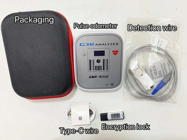 Updated Generation 2 in 1 mini Quantum Resonance Magnetic Body Health Analyzer Pinched Fingers Resonance Magnetic Analyzer Test