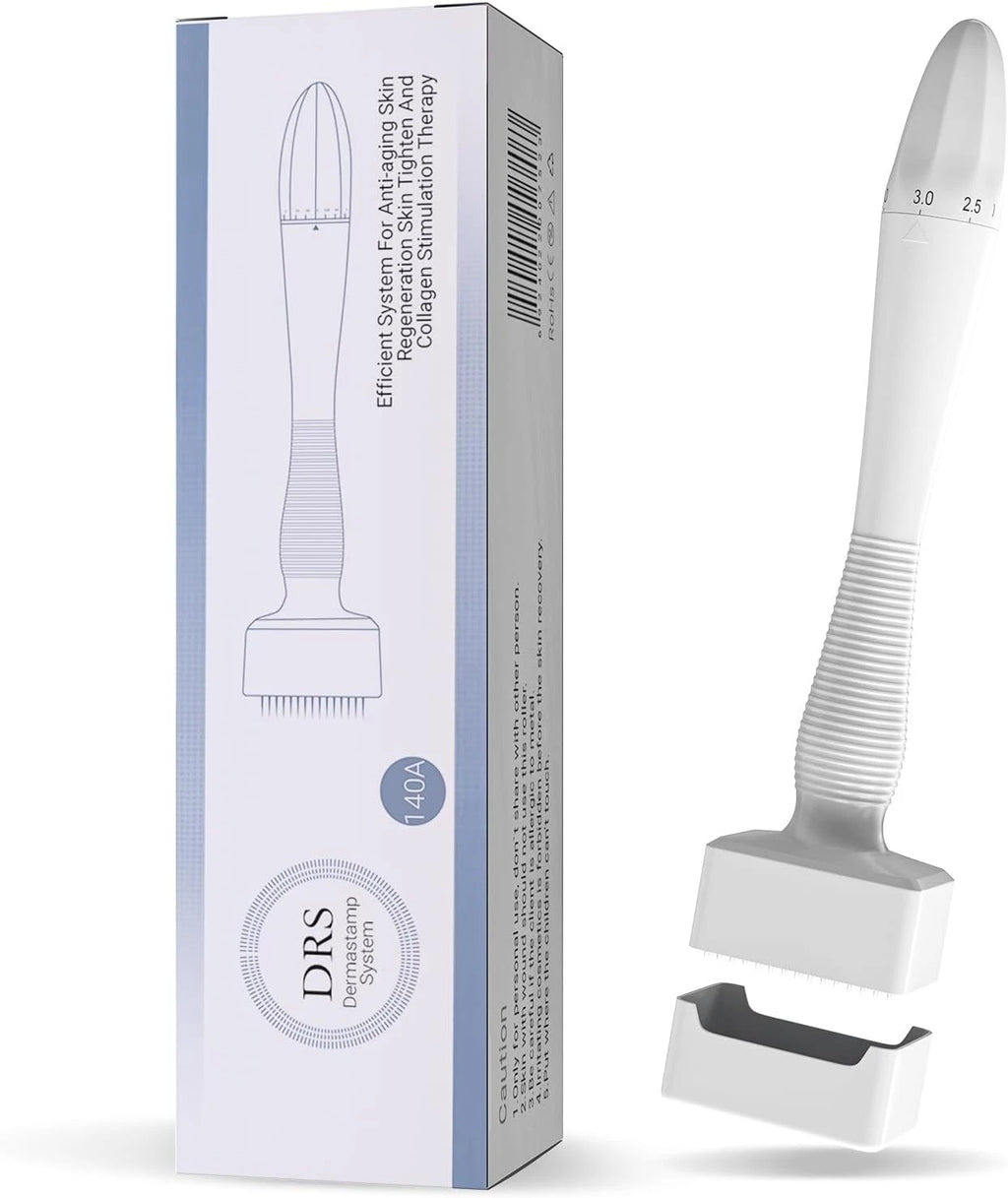 Derma Stamp DRS 140A Adjustable Medical Stainless Steel Needle Skin Care Tool Mirconeedling for Facial Treatment