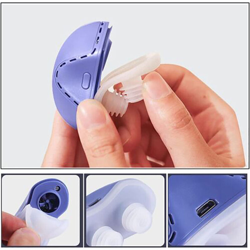 Electric Anti Snore Stopper Device Sleeping Help Smooth Breathing Nasal Machine