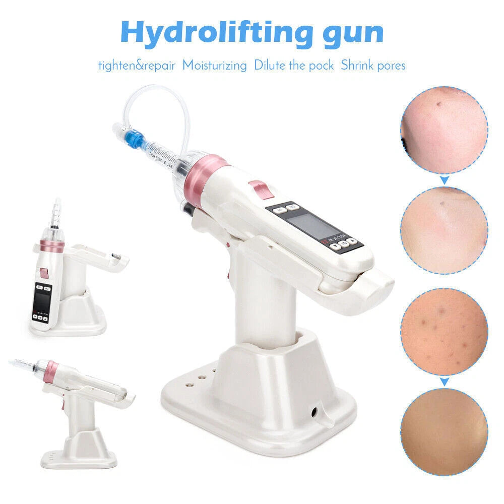 Portable EZ Negative Pressure Water Light Injection Machine - Hyaluronic Acid Mesotherapy Gun for Skin Rejuvenation  / Accessories Parts