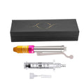 Manual Pressure Hyaluronic Acid Injection Pen Kit 0.3ml Syringe Ampoule Head Anti-Age Skin Filling Beauty Instrument Set