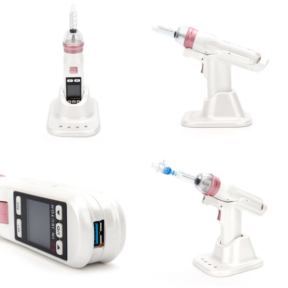 Portable EZ Negative Pressure Water Light Injection Machine - Hyaluronic Acid Mesotherapy Gun for Skin Rejuvenation  / Accessories Parts
