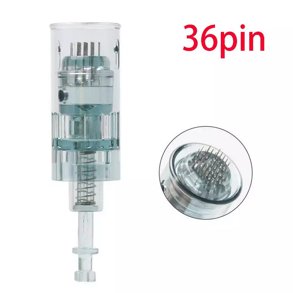 11/16/24/42Pin Round Nano Microneedling Skin Roller Cartridges Compatible With M8 for Home Use