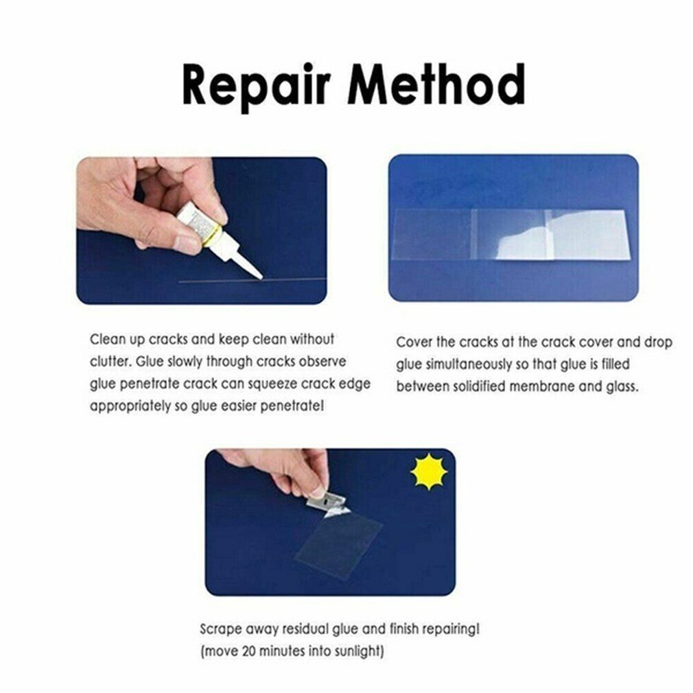 5/10 Pack Automobile Crack Glass Repair Kit Automobile Windshield Nano Repair Liquid Automobile DIY Window Tools Glass Scratch Repair