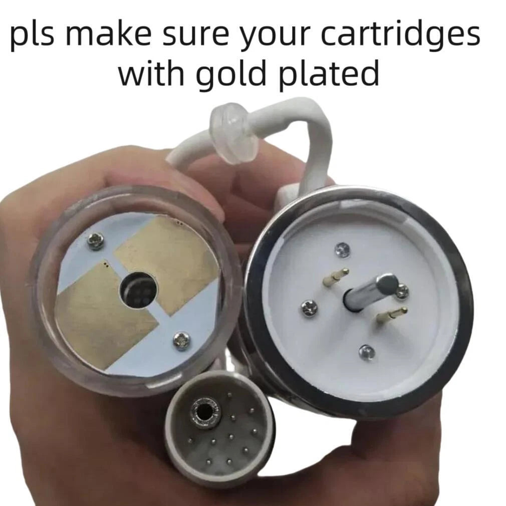 Fractional RF Beauty Machine Cartridges Replacements Working Heads, 5/10/20 PCS Gold Plated with One Side Slot (25Pin / 64Pin)