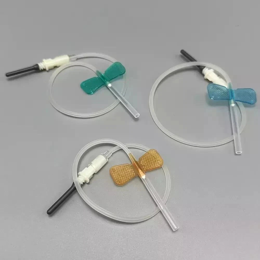 Disposable Butterfly Blood Collection Needle 21G 22G 23G 25G Sterile Clinical Lab Consumables Available In 50pcs & 100pcs Pack