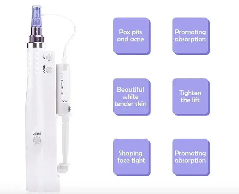 Portable Smart 2 in 1 Electric Mini Water Beauty Gun Facial Skin Care Wrinkle Remover
Multi-Purpose Beauty Tool for Home