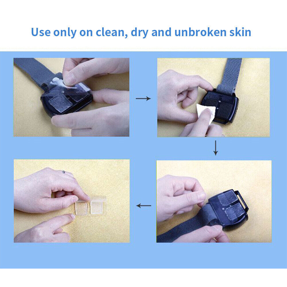 Replacement Electrode Gel Pads Sticker Adhesive for Snore Stopping Watch Anti-Snoring Wristbands – 10-50 Pack