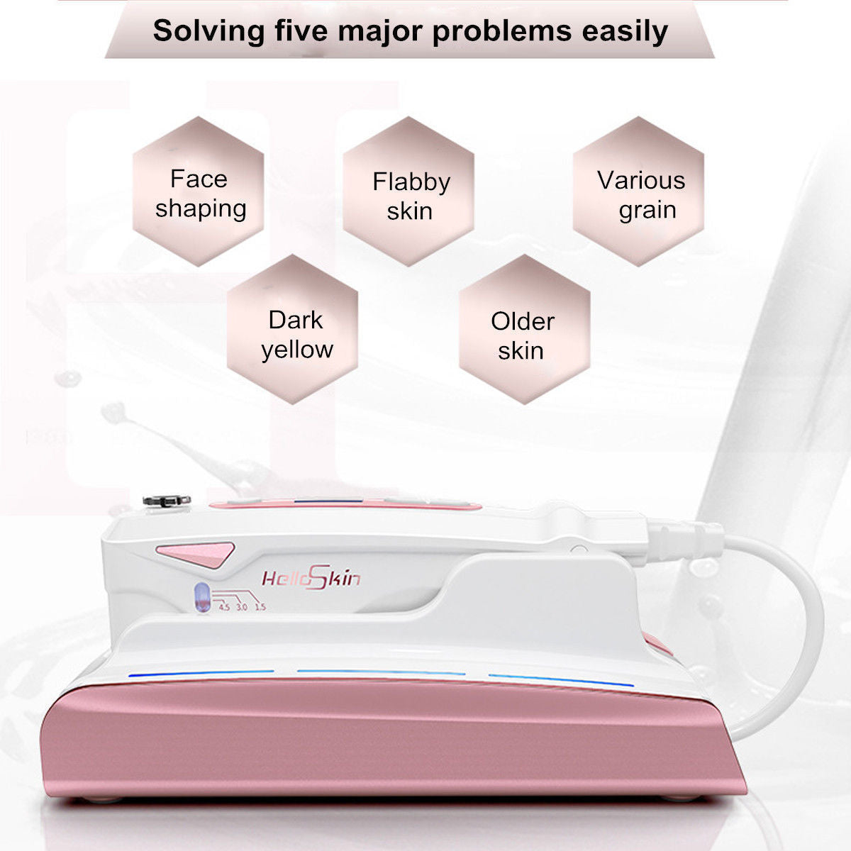 Mini Hifu Beauty Massager Face Lifting Skin Tightening Anti-aging Wrinkle Fat Removal Machine for Spa Salon and Home Use