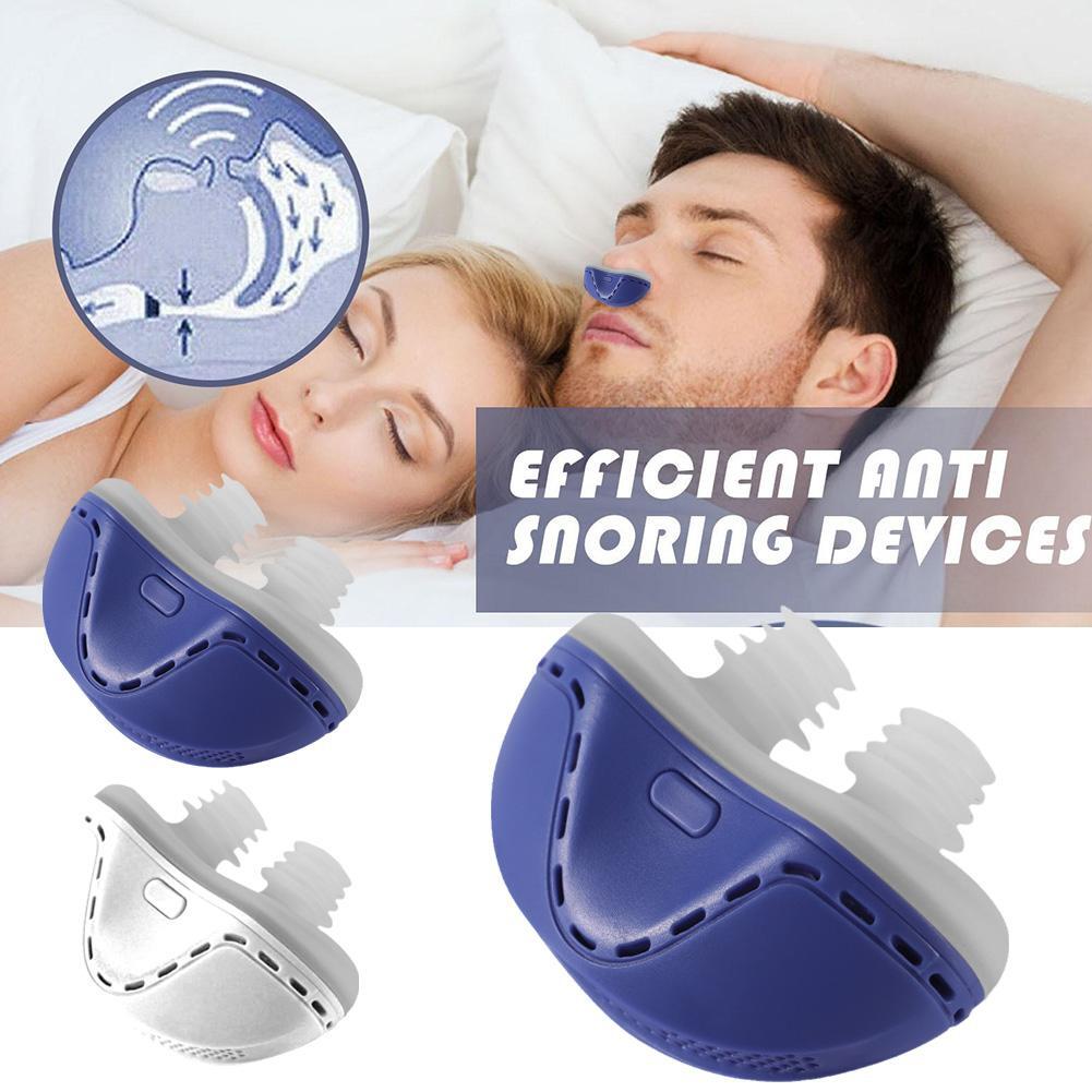 Electric Anti Snore Stopper Device Sleeping Help Smooth Breathing Nasal Machine