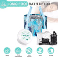Ionic Foot Bath Detox Cleanse Machine with Foldable 12L Feet Tub Salon Spa Club and 10pcs Foot Bath Bags