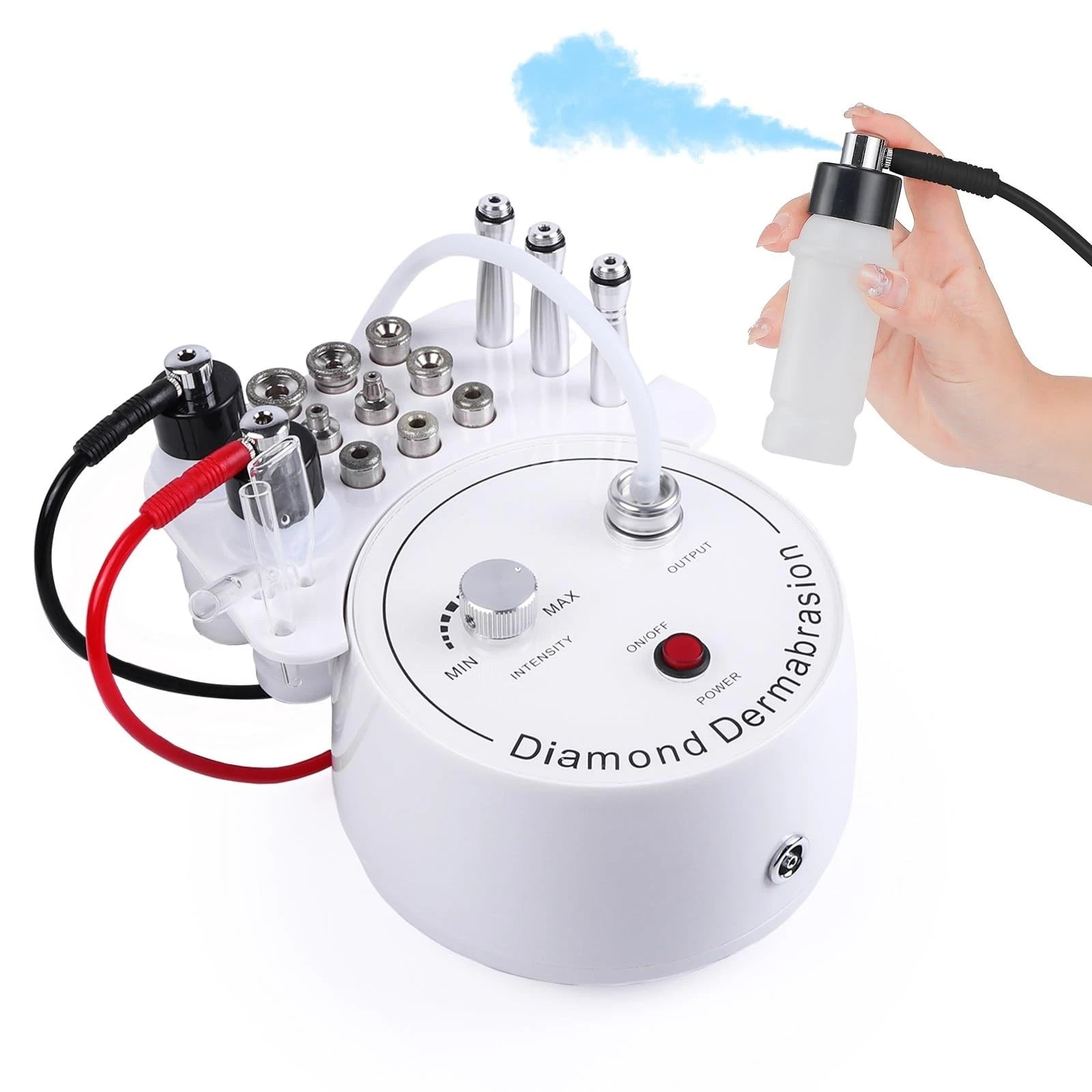 3 in 1 Diamond Dermabrasion Machine Professional Facial Skin Peeling Vacuum Suction Water Spray Microdermabrasion Beauty Equipment
