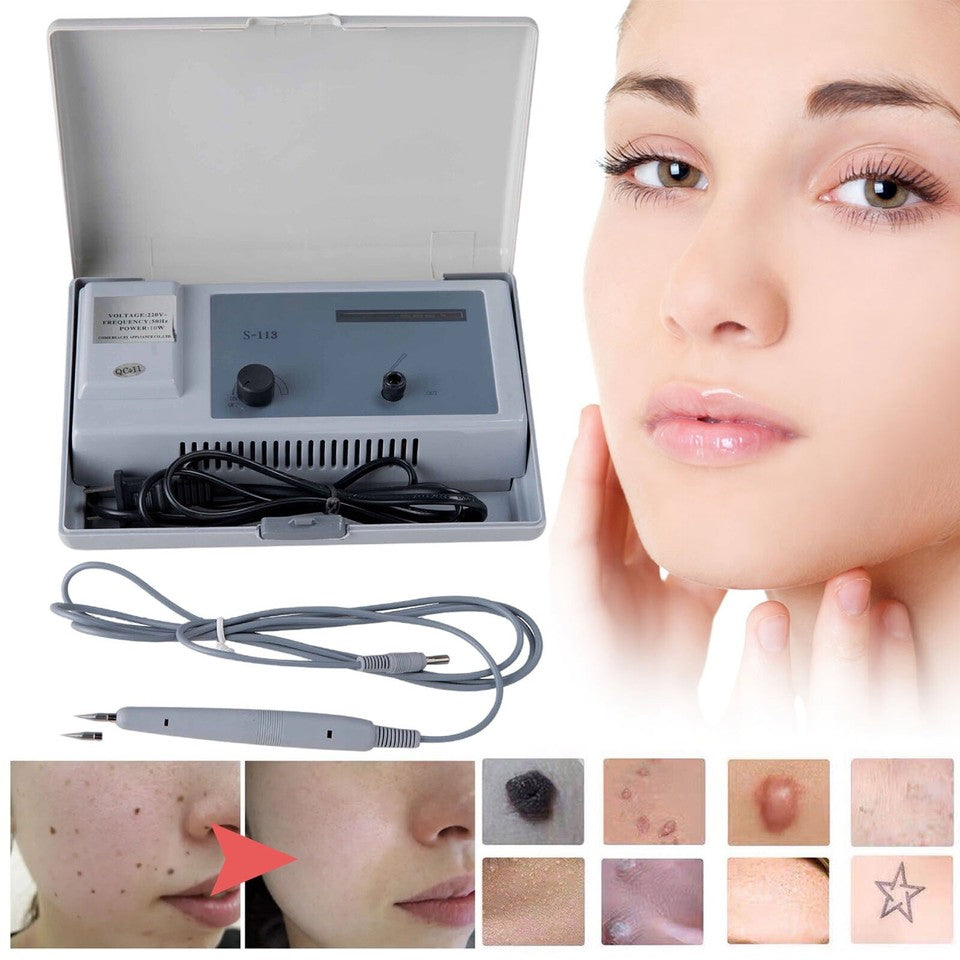 NEW Portable Home Spa 110V Tag Spot Mole Wart Tattoo Removal Treatment Beauty Machine S-113 Model