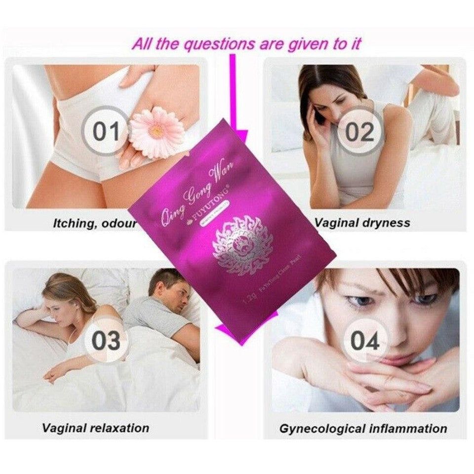 5-100PCS Natural Herbal Detoxifying Pearl Tampons for Female Intimate Hygiene and Personal Care