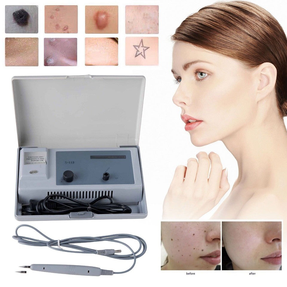NEW Portable Home Spa 110V Tag Spot Mole Wart Tattoo Removal Treatment Beauty Machine S-113 Model